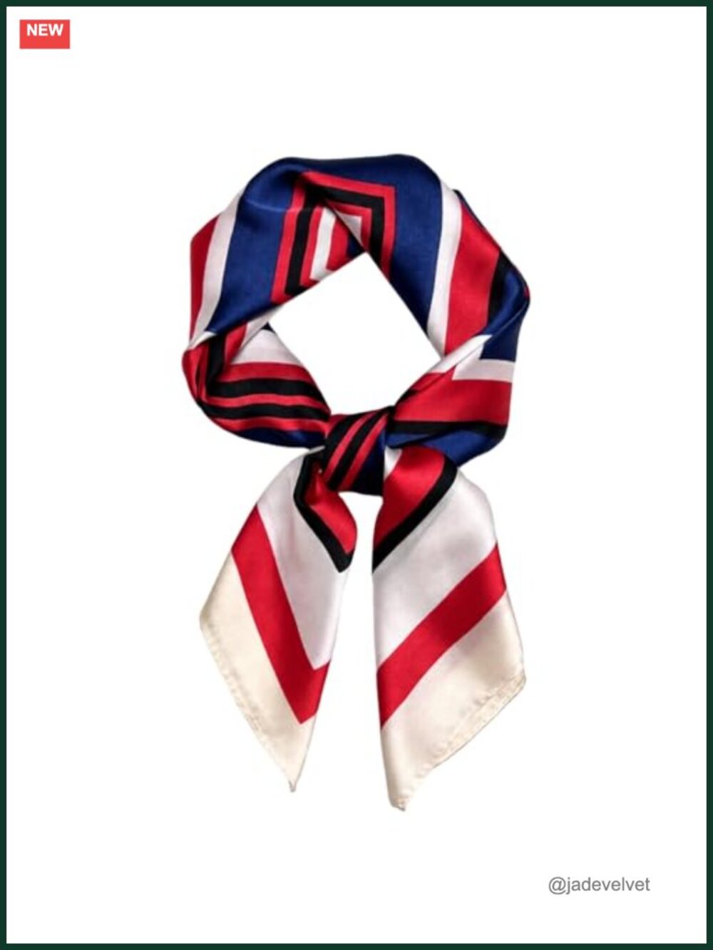 Silky Square Scarf 27.5 Inch Women Hair Neck Scarf Headband Bag Accessory
